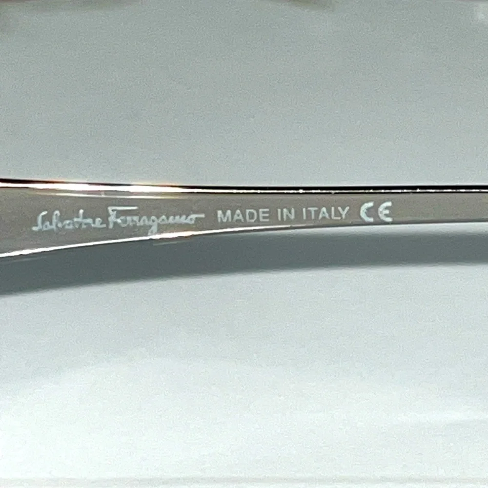 Salvatore Ferragamo Women’s Eyeglasses 2588 437 Silver White Black 52-16-135